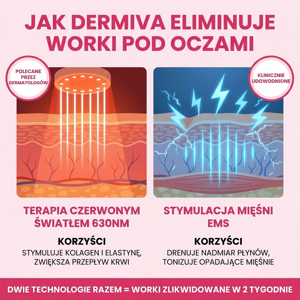 Urządzenie do Likwidacji Worków i Cieni pod oczami Dermiva